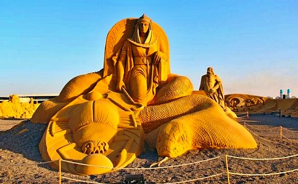 Hurghada, Freilicht Sandmuseum